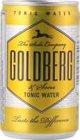 Напиток безалкогольный газированный ароматизированный пастеризованный Tonic water Goldberg ж/б 150мл