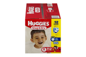 Huggies Snug & Dry Diapers 6/Over 35 lbs. - 112 CT