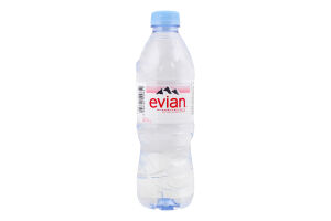Вода минеральная негазированная Evian п/бут 0.5л