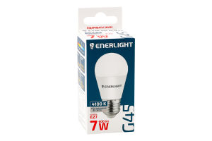 Лампа світлодіодна 7W E27 4100K Enerlight 1шт