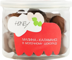 Малина в молочному шоколаді Каламансі Honey п/б 130г