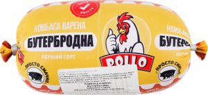 Колбаса вареная Бутербродная Pollo 1с м/у 0.5кг