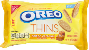 Oreo Thins Sandwich Cookies Salted Caramel