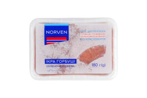 Икра горбуши солено-мороженая Norven п/у 180г