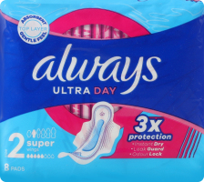Прокладки гигиенические ароматизированные Super Ultra Day Always 8шт