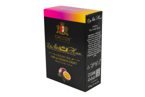 Чай чорний цейлонський листовий OPA&Passion fruit Благородний будинок Chelton в/с к/у 100г