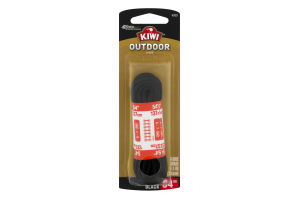 Kiwi Outdoor Laces 54'' Shoelace Pair Round Black - 1 CT