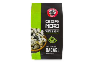 Чипси норі зі смаком васабі Hokkaido club м/у 25г