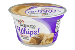 Yoplait Whips! Greek 100 Fat Free Yogurt Mousse Salted Caramel