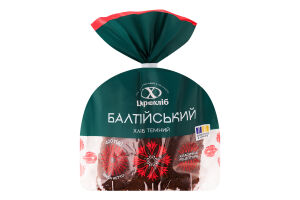 Хліб половинка в нарізці Балтійський темний Цар хліб м/у 400г