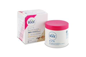 Віск для депіляції теплий з ефірними оліями Pure Veet 250мл