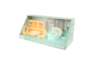 Набір меблів д/ляльок Вітальня 8елементів Elfiki