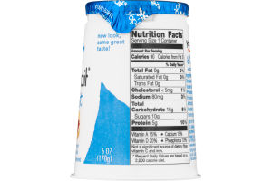 Yoplait Fat Free Yogurt Light Strawberry Shortcake