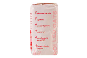 Пластівці вівсяні цільнозернові Bruggen м/у 500г