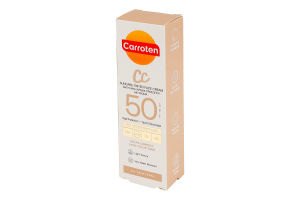 СС-крем для лица тонирующий SPF 50 Carroten 50мл