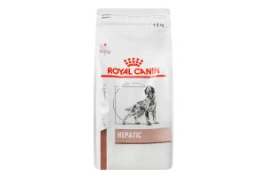 Корм сухой для взрослых собак полнорационный диетический Hepatic Royal Canin м/у 1.5кг