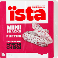 Снеки м'ясні Fuetini Mini snacks Їsta с/к лоток 0.12кг