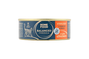 Корм д/стерилізованих котів Balanced Formula Курка в желе 85г ж/б Home Food