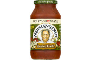 Newman's Own Pasta Sauce Roasted Garlic