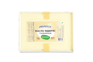 Масло сладкосливочное 82% Экстра Отборное Молокія к/у 1кг