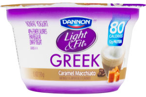 Dannon Light & Fit Greek Nonfat Yogurt Caramel Macchiato