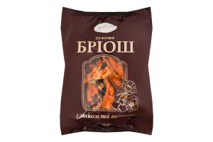 Булочка с маком и вишней Бриошь Цар хліб м/у 300г