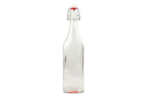 Бутылка стеклянная с бугельным замком 1л №12000 Homemade EverGlass 1шт