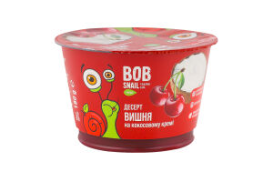 Десерт на кокосовому кремі Вишня Bob Snail ст 180г