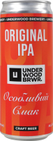Пиво 0.33л 5% світле нефільтроване неосвітлене непастеризоване Original IPA Craft beer Underwood Brewery з/б