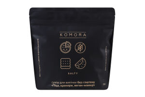 Смесь для выпечки без глютена Пицца, крекеры, веган-блины Komora д/п 500г