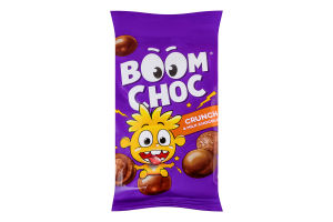 Драже Crunch шарики с какао в молочном шоколаде Boom Choc м/у 30г