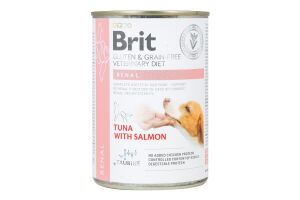 Корм д/собак Ренал при нирковій недостатності 400г ж/б Бріт ВетДієтс