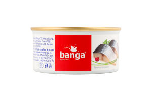 Сельдь атлантическая филе в масле Mатиас Banga ж/б 180г