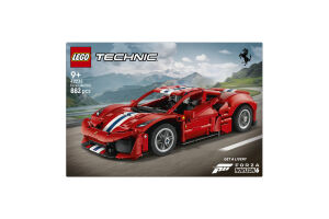 Конструктор для детей от 9лет №42235 Ferrari 488 Pista Technic Lego 882эл