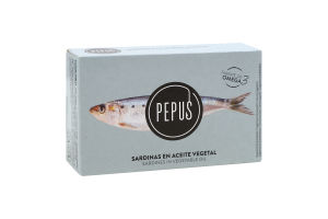 Сардини Pepus в рослинній олії