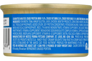 Fancy Feast Cat Food Creamy Delights Tuna