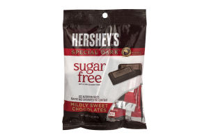 HERSHEY'S SPECIAL DARK Mildly Sweet Chocolate Bars, Sugar Free, 3 oz