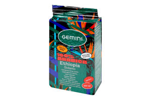 Кофе натуральный жареный молотый Ethiopia Sidamo Gemini в/у 250г