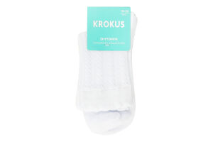 Шкарпетки дитячі Косички білі високі р.18-20 Krokus