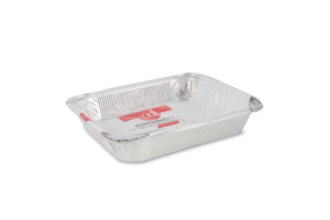 Контейнер из пищевой алюминиевой фольги 3.1л ТМ "1" 2шт