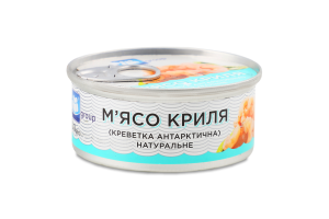 Мясо криля натуральное стерилизованное Euro Group ж/б 100г