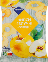 Чипсы яблочные сушеные резаные Сладкие Премія м/у 40г