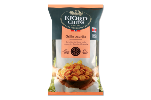 Чипси Fjord Chips картопляні паприка гриль