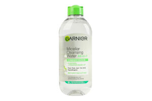Вода мицеллярная для комбинированной чувствительной кожи Skin naturals Garnier 400мл