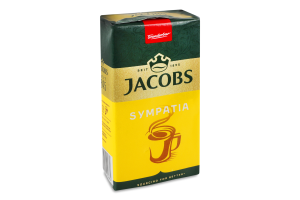 Кофе натуральный жареный молотый Симпатия Jacobs м/у 250г