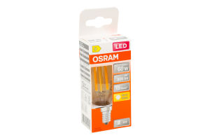 Лампа філаментна ЛЕД 5,9W E14 2700К B60 Osram