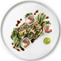 Рол з тунцем та хіяши