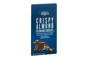 Simply Enjoy Crispy Almond Belgian Milk Chocolate