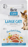 Корм д/котів великих порід Пауер енд Віталіті качкою та куркою сухий 400г Бріт Кеа