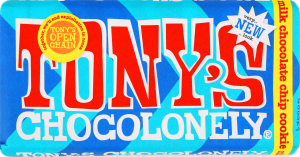 Шоколад молочний Tony's Chocolonely з печивом